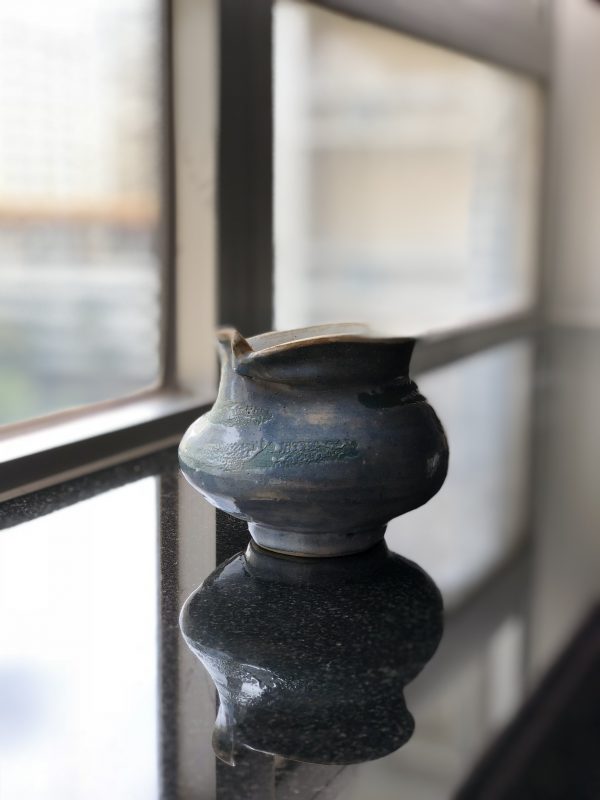 湖水蓝清酒壶