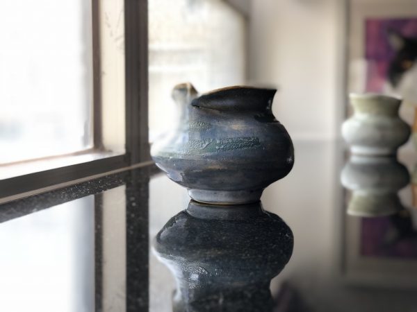 湖水蓝清酒壶